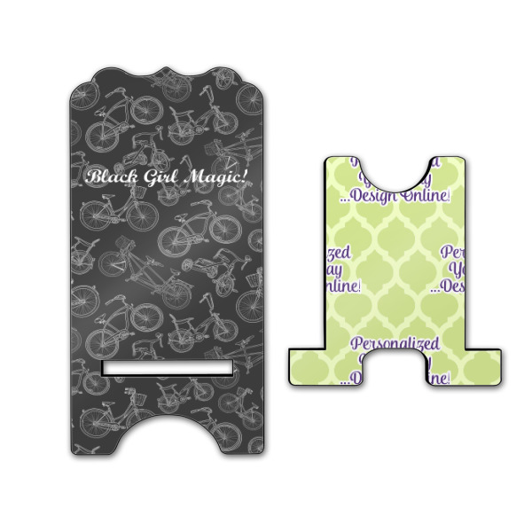 Custom Design - Stylized Phone Stand - Front & Back - Large