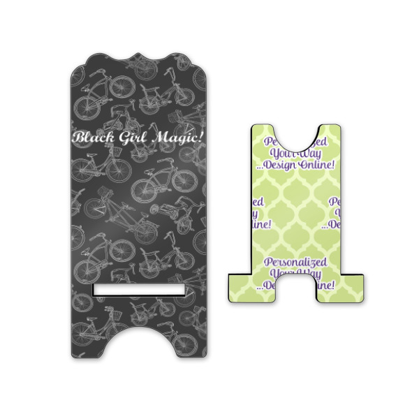Custom Design - Stylized Phone Stand - Front & Back - Small