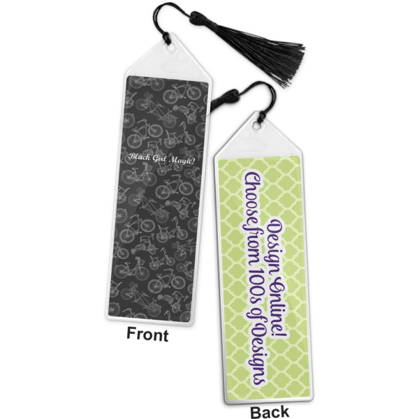 Custom Design - Bookmark w/ Tassel - Front and Back