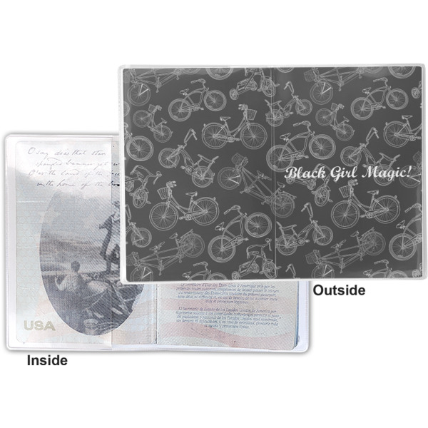 Custom Design - Vinyl Passport Holder - Flat Front and Back