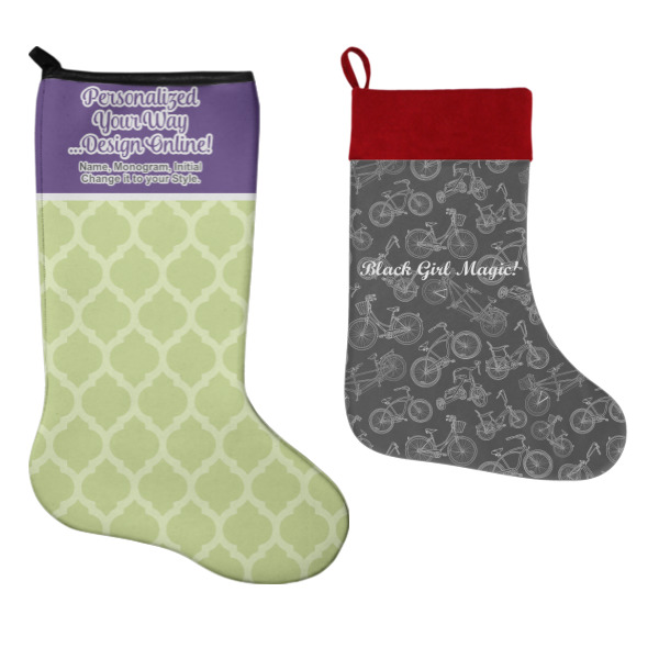 Custom Design - Stockings - Side by Side compare