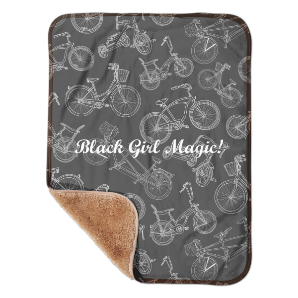 Custom Design Your Own Sherpa Baby Blanket - 30" x 40"