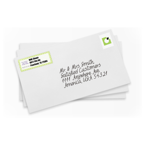 Custom Design - Mailing Label on Envelopes