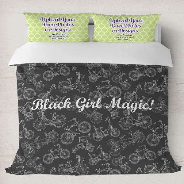 Custom Design Your Own Duvet Cover Set - King