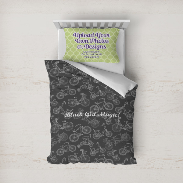 Custom Design Your Own Duvet Cover Set - Twin