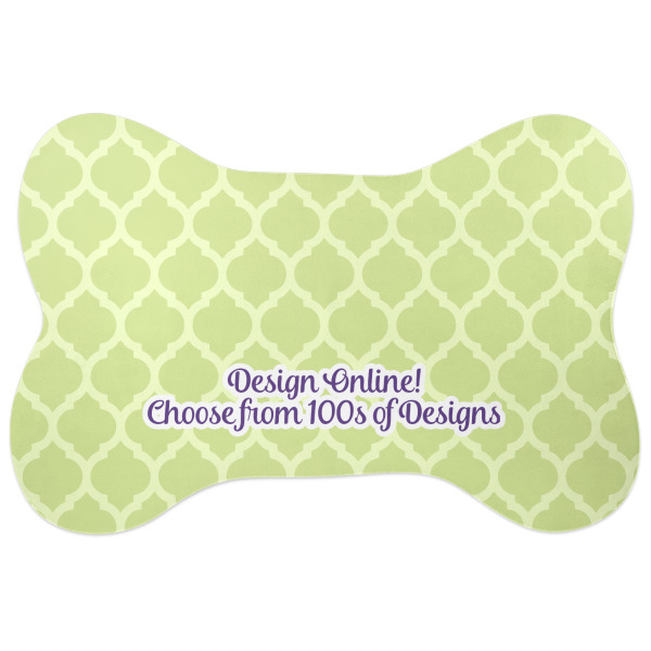Custom Design Your Own Bone Shaped Dog Food Mat
