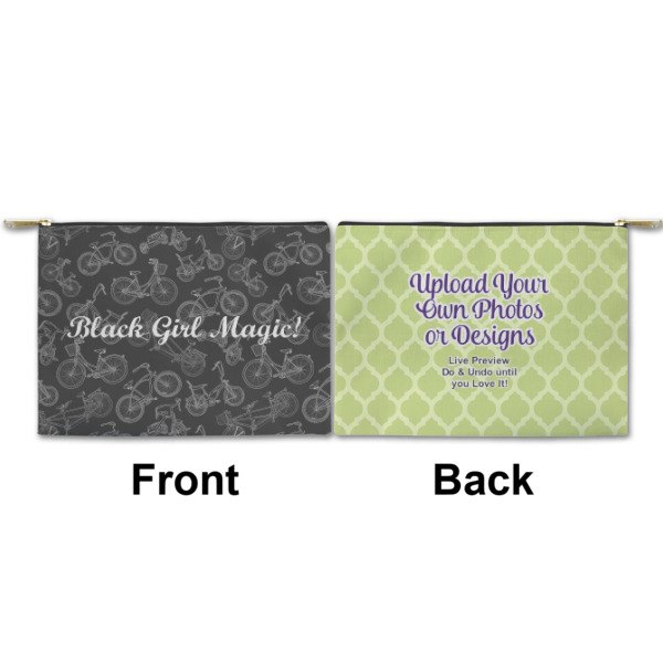 Custom Design - Small Zipper Pouch Approval (Front and Back)