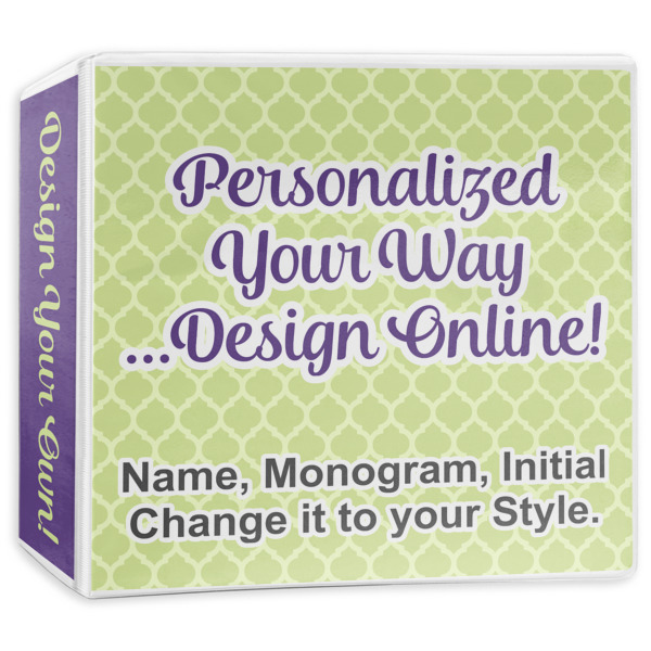 Custom Design Your Own 3-Ring Binder - 3 inch