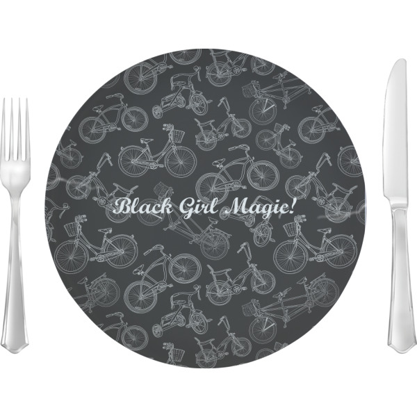 Custom Design Your Own 10" Glass Lunch / Dinner Plate