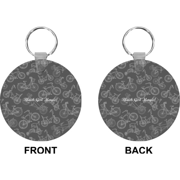 Custom Design - Circle Keychain (Front + Back)