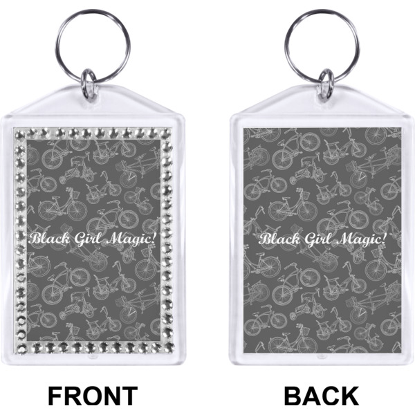 Custom Design - Bling Keychain (Front + Back)
