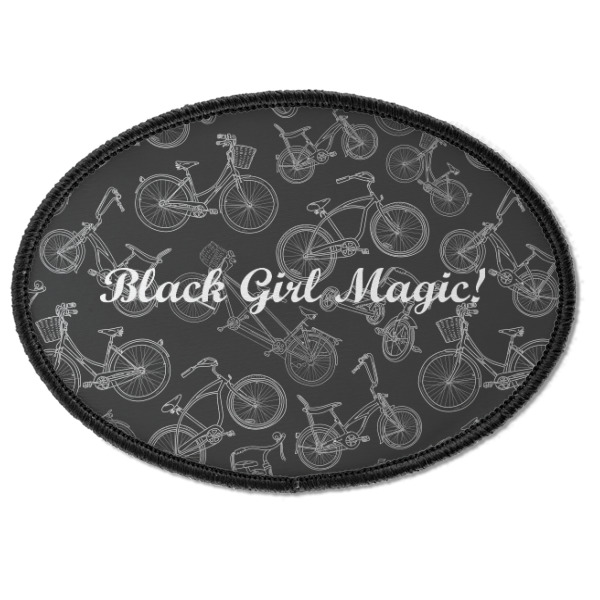 Custom Design - Iron On Patch - Oval - Front