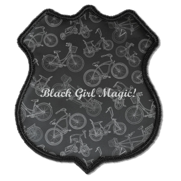 Custom Design - Iron On Patch - Shield - Style C - Front