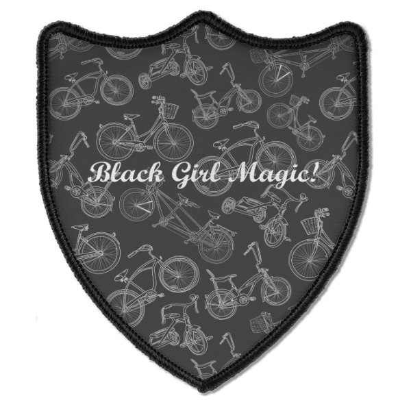 Custom Design - Iron On Patch - Shield - Style B - Front