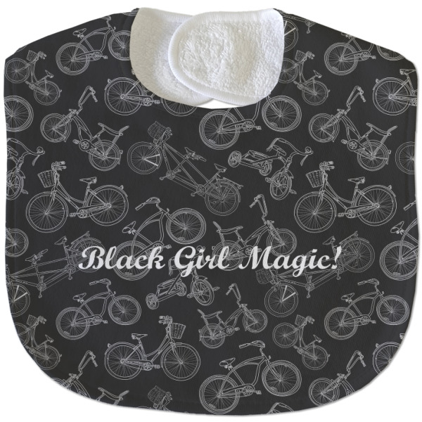 Custom Design - New Baby Bib - Closed and Folded