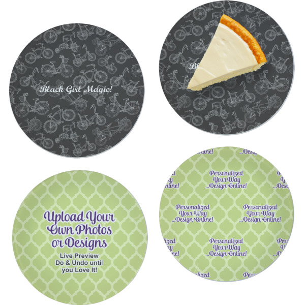 Custom Design - Set of Appetizer / Dessert Plates