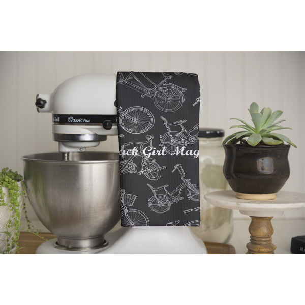 Custom Design - Waffle Weave Towel - Full Color Print - Lifestyle Image