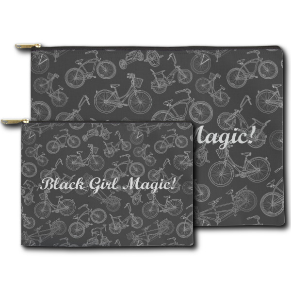 Custom Design - Zippered Pouches - Size Comparison