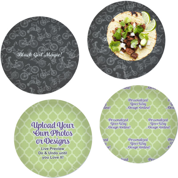 Custom Design - Set of Lunch / Dinner Plates