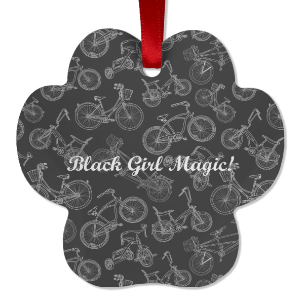 Custom Design - Metal Paw Ornament - Front