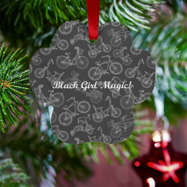 Custom Design - Metal Paw Ornament - Lifestyle