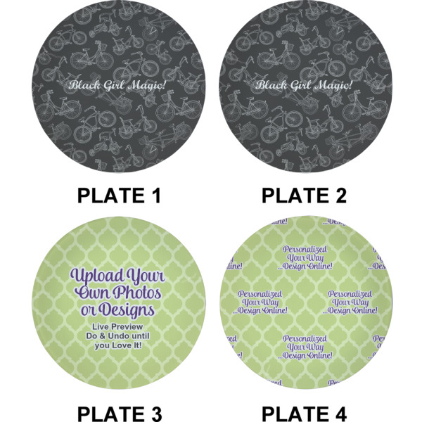 Custom Design - Set of Appetizer / Dessert Plates (Approval)
