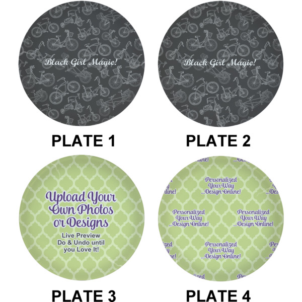Custom Design - Set of Lunch / Dinner Plates (Approval)