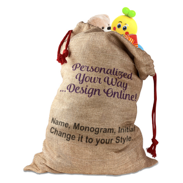 Custom Design Your Own Santa Sack