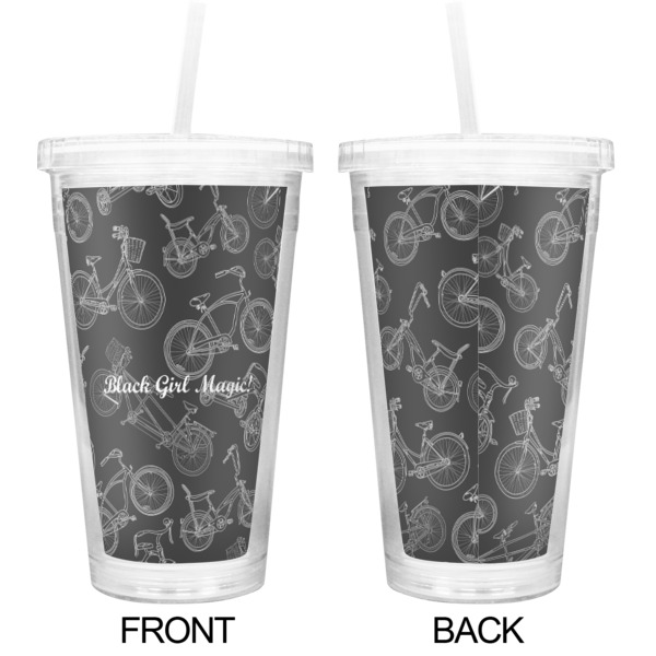 Custom Design - Double Wall Tumbler with Straw - Approval