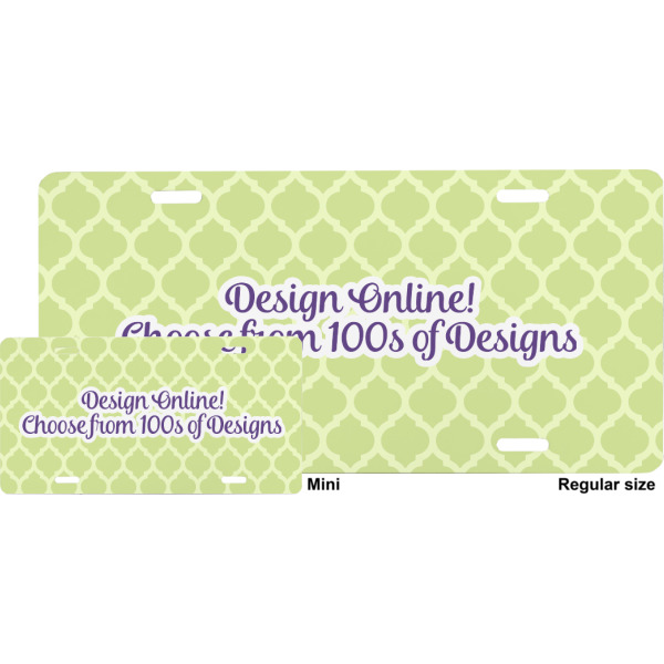 Custom Design - License Plate - Sizes - Four Holes