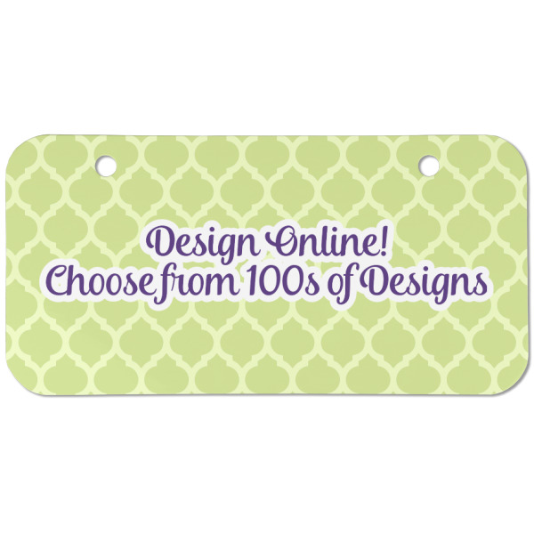 Custom Design - Mini Bicycle License Plate - Two Holes
