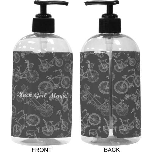 Custom Design - 16 oz Plastic Liquid Dispenser (Approval) - Black