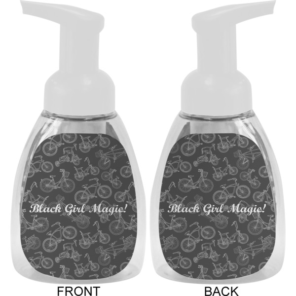 Custom Design - Foam Soap Bottle - White - Front & Back