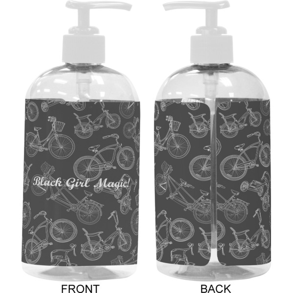 Custom Design - 16 oz Plastic Liquid Dispenser - Approval - White