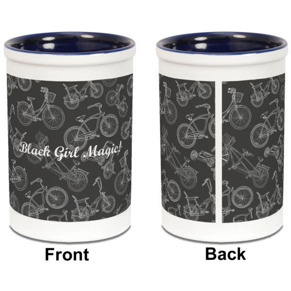 Custom Design - Pencil Holder - Blue - approval