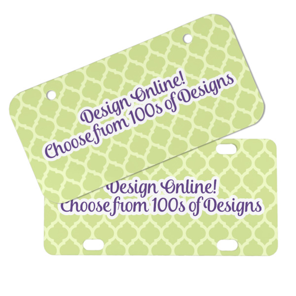 Custom Design - Mini License Plates - MAIN (4 and 2 Holes)