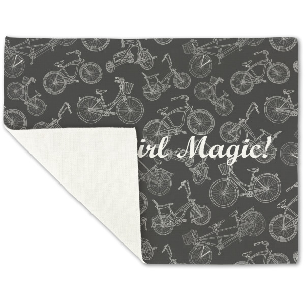 Custom Design - Linen Placemat - Folded Corner (single side)