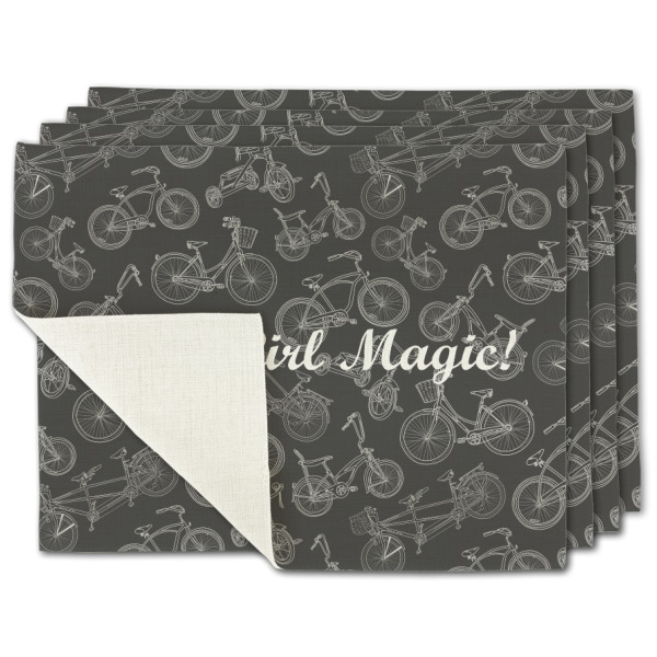 Custom Design Your Own Single-Sided Linen Placemat - Set of 4