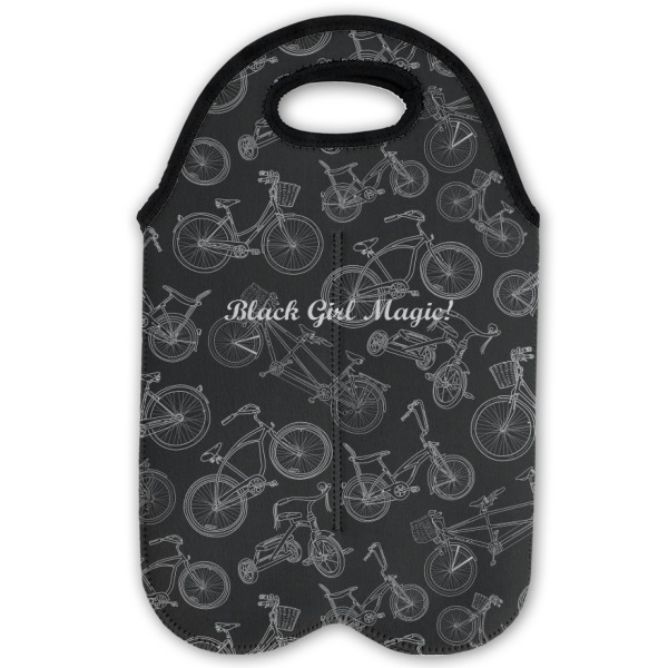 Custom Design - Double Wine Tote - Flat