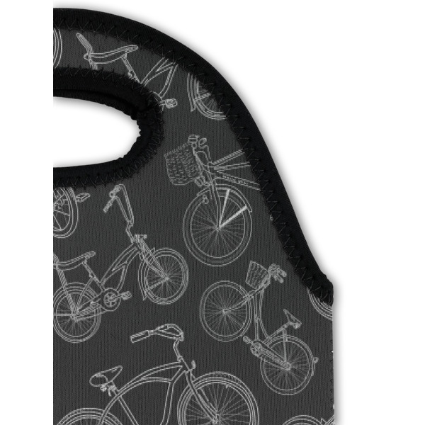 Custom Design - Double Wine Tote - Top Closeup