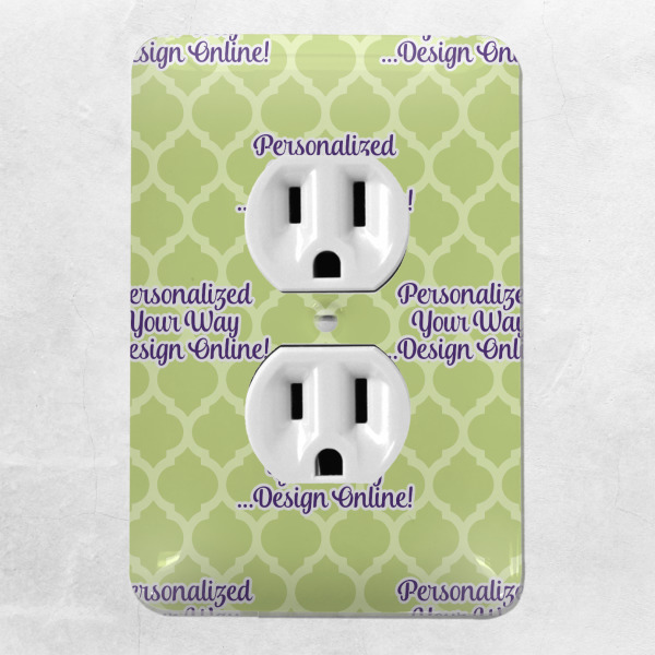 Custom Design - Electric Outlet Plate - Lifestyle