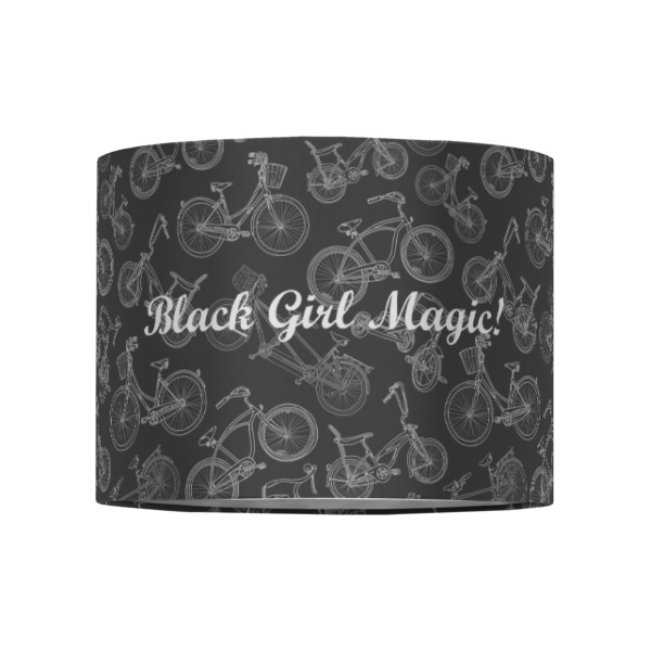 Custom Design - 8" Drum Lampshade - Front (Fabric)