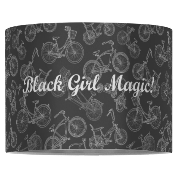 Custom Design - 16" Drum Lampshade - Front (Fabric)
