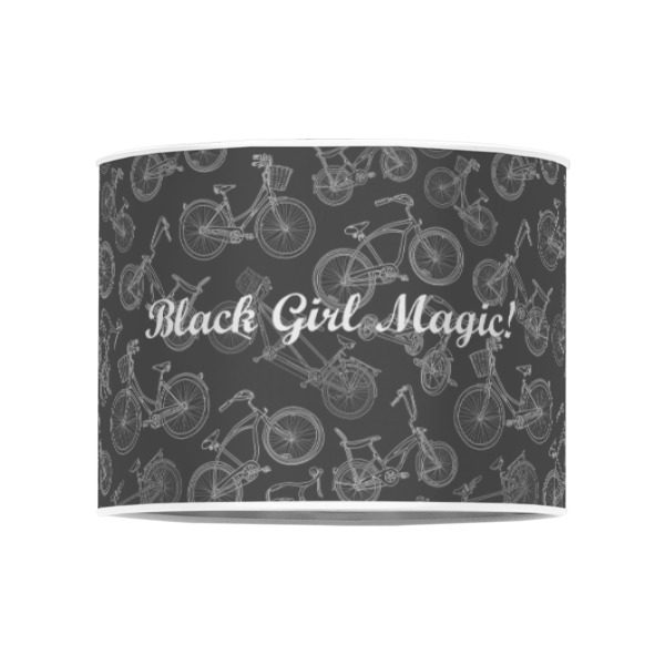 Custom Design - 8" Drum Lampshade - FRONT (Poly Film)