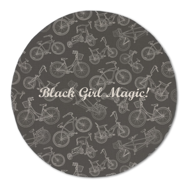 Custom Design - Round Linen Placemats - FRONT (Double Sided)