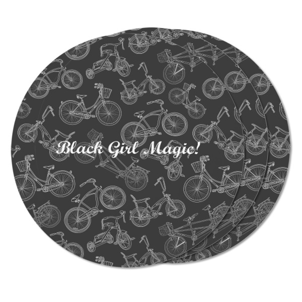 Custom Design - Round Fridge Magnet - THREE