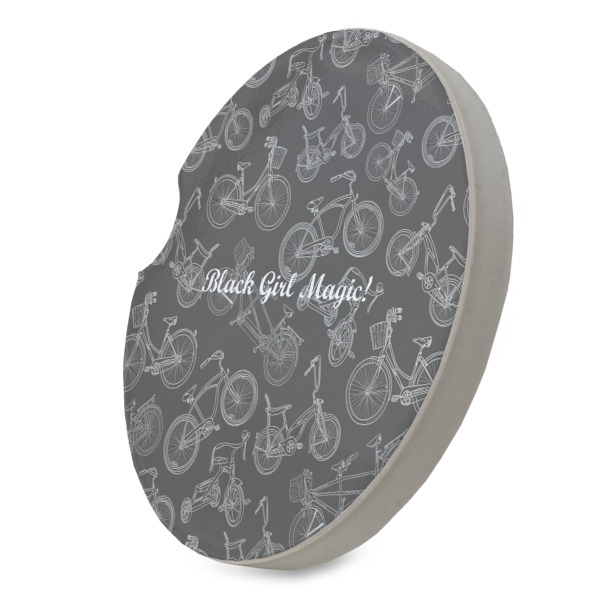 Custom Design - Sandstone Car Coaster - Standing Angle