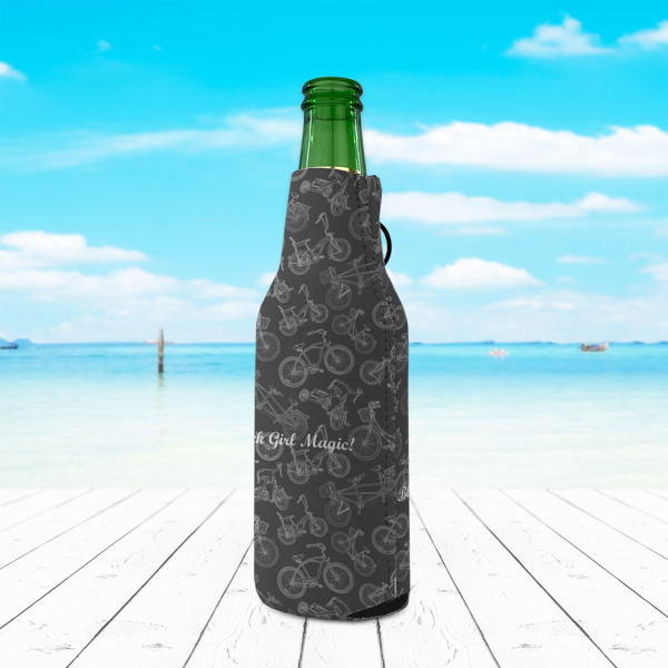 Custom Design - Zipper Bottle Cooler - LIFESTYLE