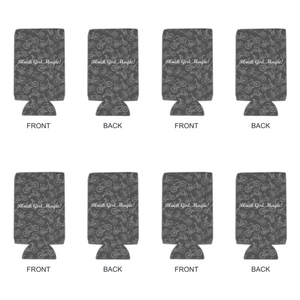 Custom Design - Can Cooler - 16oz - Set of 4 - Front & Back