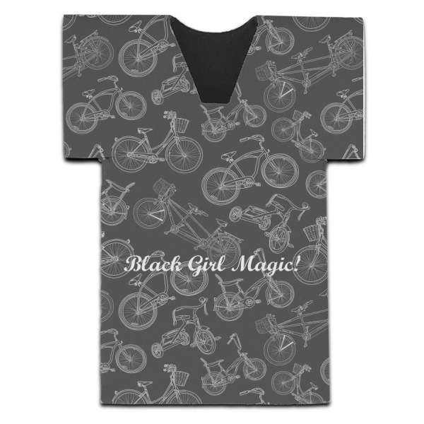 Custom Design - Jersey Bottle Cooler - Set of 4 - FRONT (flat)